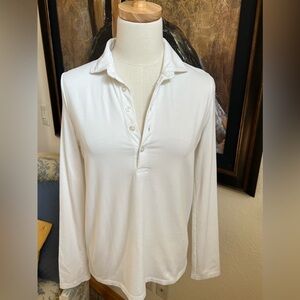 NWOT Renwick White XS 3/4 Sleeve Too